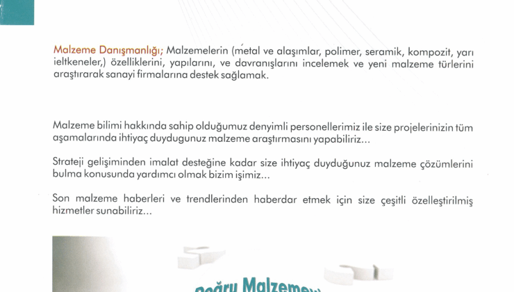 Malzeme Danışmanlığı: İnşaatta Verimliliği Artırın